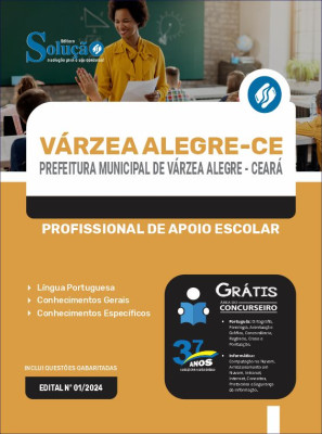 Apostila Prefeitura de Várzea Alegre - CE 2024 - Profissional de Apoio Escolar - Imagem 3