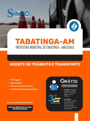 Apostila Prefeitura de Tabatinga - AM 2024 - Agente de Trânsito e Transporte - Imagem 3