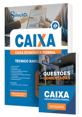 Combo Impresso CAIXA - Técnico Bancário Novo (apostila + questões comentadas) - Imagem 1