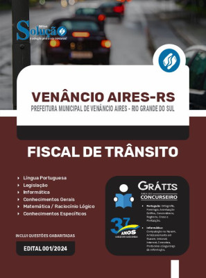 Apostila Prefeitura de Venâncio Aires - RS 2024 - Fiscal de Trânsito - Imagem 3