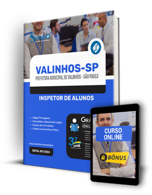 Apostila Prefeitura de Valinhos - SP 2024 - Inspetor de Alunos - Imagem 1