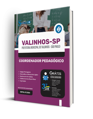 Apostila Prefeitura de Valinhos - SP 2024 - Coordenador Pedagógico - Imagem 2