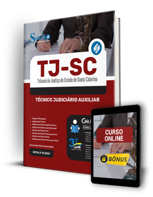 Apostila TJ-SC 2024 - Técnico Judiciário Auxiliar - Imagem 1