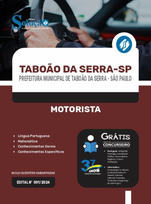 Apostila Prefeitura de Taboão da Serra - SP 2024 - Motorista - Imagem 3