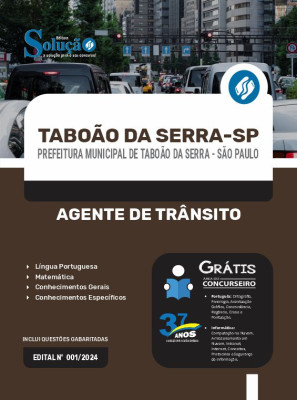 Apostila Prefeitura de Taboão da Serra - SP 2024 - Agente de Trânsito - Imagem 3