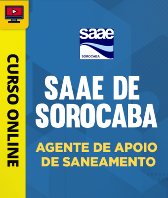 Curso SAAE de Sorocaba - Agente de Apoio de Saneamento - Imagem 1