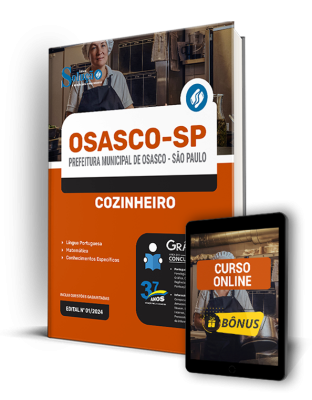 Apostila Prefeitura de Osasco - SP 2024 - Cozinheiro - Imagem 1