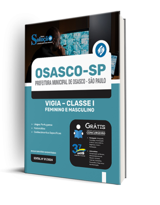 Apostila Prefeitura de Osasco - SP 2024 - Vigia - Classe I - Feminino e Masculino - Imagem 2