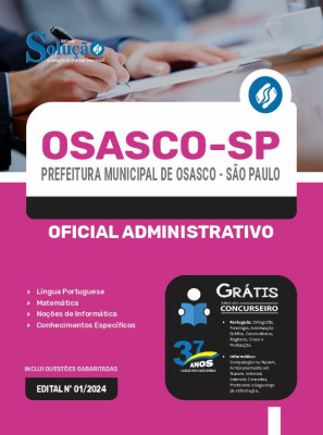 Apostila Prefeitura de Osasco - SP 2024 - Oficial Administrativo - Imagem 3