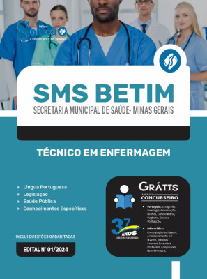 Apostila SMS BETIM - MG 2024 - Técnico em Enfermagem - Imagem 3