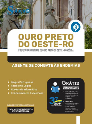 Apostila Prefeitura de Ouro Preto do Oeste - RO 2024 - Agente de Combate às Endemias - Imagem 3