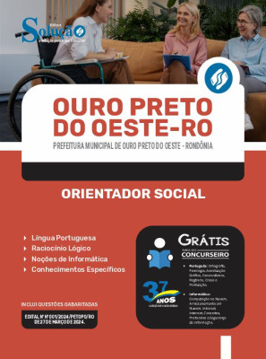 Apostila Prefeitura de Ouro Preto do Oeste - RO 2024 - Orientador Social - Imagem 3