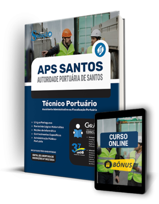 Apostila APS Santos 2024 - Técnico Portuário - Assistente Administrativo ou Fiscalização Portuária - Imagem 1