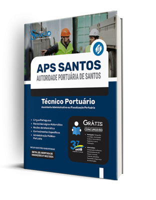 Apostila APS Santos 2024 - Técnico Portuário - Assistente Administrativo ou Fiscalização Portuária - Imagem 2