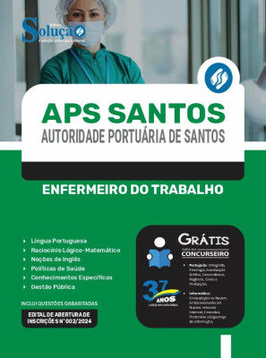 Apostila APS Santos 2024 - Enfermeiro do Trabalho - Imagem 3