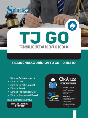 Apostila TJ-GO 2024 - Residência Jurídica TJ GO - Direito - Imagem 2