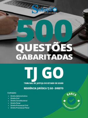 Caderno de Questões TJ-GO - Residência Jurídica TJ GO - Direito - 500 Questões Gabaritadas - Imagem 2