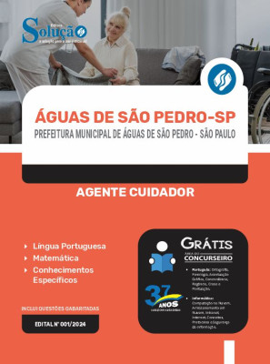 Apostila Prefeitura de Águas de São Pedro - SP  - Agente Cuidador - Imagem 3