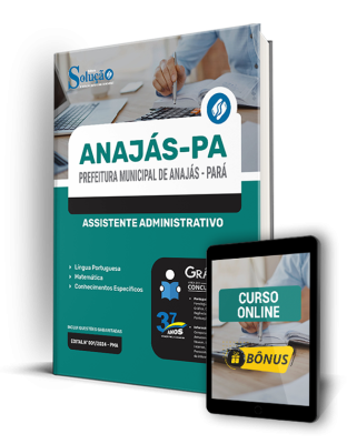 Apostila Prefeitura de Anajás - PA 2024 - Assistente Administrativo - Imagem 1