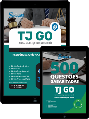 Combo Digital TJ-GO - Residência Jurídica TJ GO - Direito - Imagem 1