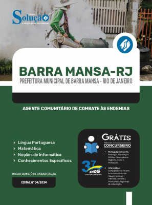 Apostila Prefeitura de Barra Mansa - RJ em PDF  - Agente Comunitário de Combate às Endemias - Imagem 1