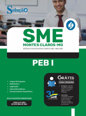 Apostila SME Montes Claros 2024 - PEB I - Imagem 3