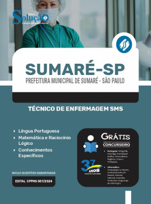 Apostila Prefeitura de Sumaré - SP 2024 - Técnico de Enfermagem SMS - Imagem 3