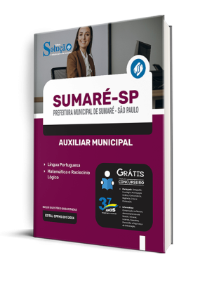 Apostila Prefeitura de Sumaré - SP 2024 - Auxiliar Municipal - Imagem 2