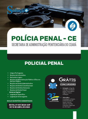 Apostila Polícia Penal - CE 2024 - Policial Penal - Imagem 3