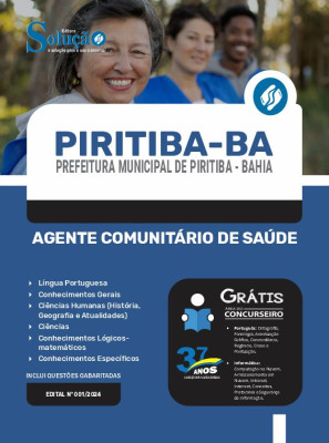 Apostila Prefeitura de Piritiba - BA 2024 - Agente Comunitário de Saúde - Imagem 3