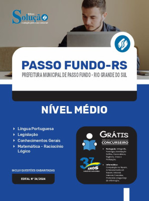 Apostila Prefeitura de Passo Fundo - RS 2024 - Nível Médio - Imagem 3