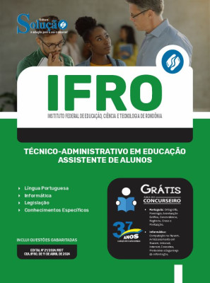 Apostila IFRO 2024 - Técnico-Administrativo em Educação - Assistente de Alunos - Imagem 3