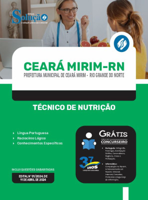 Apostila Prefeitura de Ceará Mirim - RN 2024 - Técnico de Nutrição - Imagem 3