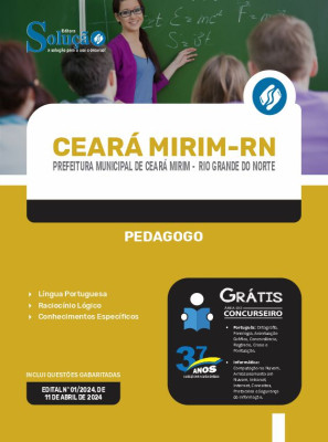 Apostila Prefeitura de Ceará Mirim - RN 2024 - Pedagogo - Imagem 3