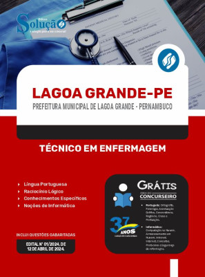 Apostila Prefeitura de Lagoa Grande - PE em PDF 2024 - Técnico em Enfermagem - Imagem 1