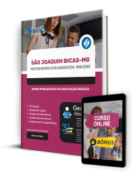 Capa Apostila Prefeitura de São Joaquim de Bicas - MG 2024 - Apoio Pedagógico da Educação Básica