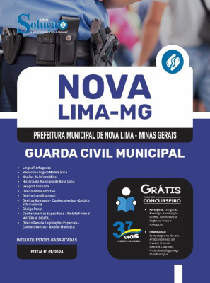 Apostila Prefeitura de Nova Lima - MG 2024 - Guarda Civil Municipal - Imagem 3