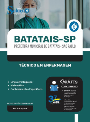 Apostila Prefeitura de Batatais - SP em PDF 2024 - Técnico em Enfermagem - Imagem 1