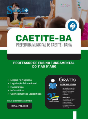 Apostila Prefeitura de Caetité - BA 2024 - Professor de Ensino Fundamental do 1º ao 5º ano - Imagem 3