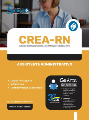 Apostila CREA-RN 2024 - Assistente Administrativo - Imagem 3