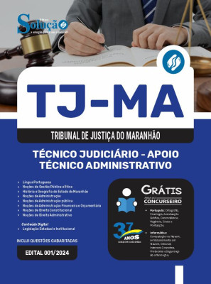 Apostila TJ-MA 2024 - Técnico Judiciário - Apoio Técnico Administrativo - Imagem 3