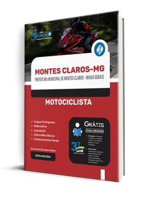 Apostila Prefeitura de Montes Claros - MG 2024 - Motociclista - Imagem 2