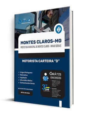 Apostila Prefeitura de Montes Claros - MG 2024 - Motorista Carteira “D” - Imagem 2