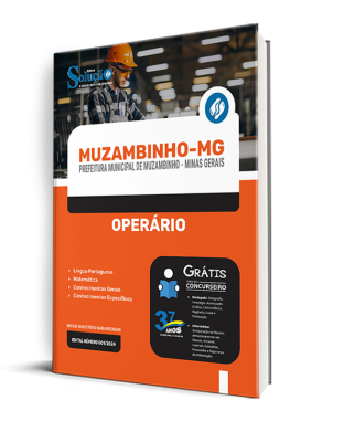 Apostila Prefeitura de Muzambinho - MG 2024 - Operário - Imagem 2