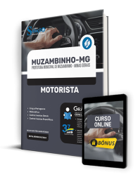 Capa Apostila Prefeitura de Muzambinho - MG 2024 - Motorista