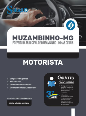 Apostila Prefeitura de Muzambinho - MG 2024 - Motorista - Imagem 3