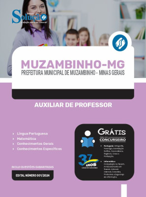 Apostila Prefeitura de Muzambinho - MG 2024 - Auxiliar de Professor - Imagem 3