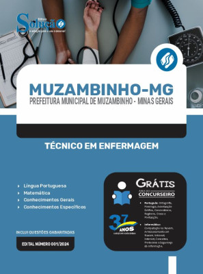 Apostila Prefeitura de Muzambinho - MG em PDF 2024 - Técnico em Enfermagem - Imagem 1