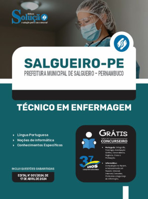 Apostila Prefeitura de Salgueiro - PE 2024 - Técnico em Enfermagem - Imagem 3