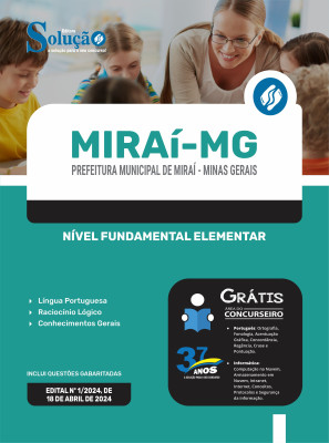 Apostila Prefeitura de Miraí - MG 2024 - Nível Fundamental Elementar - Imagem 3